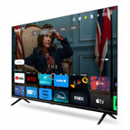 55-inch 4K UHD, HDR10, Bluetooth, Dolby Audio, Dolby Vision, with DVB-T2 and DVB-S2 support.
