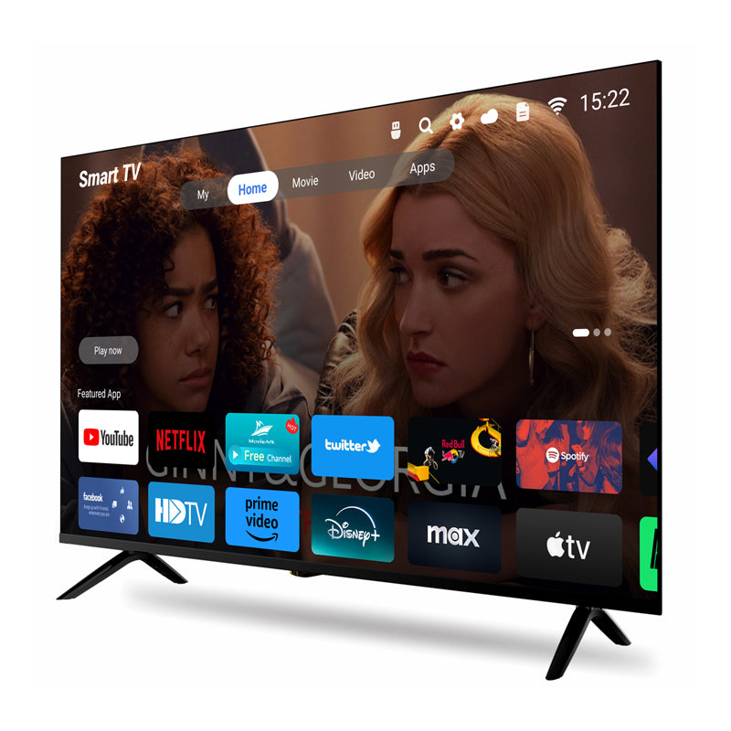43-inch 4K UHD, HDR10, Bluetooth, Dolby Audio, Dolby Vision, with DVB-T2 and DVB-S2 support