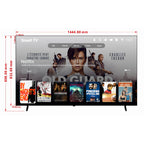 65-inch 4K UHD, HDR10, Bluetooth, Dolby Audio, Dolby Vision, with DVB-T2 and DVB-S2 support