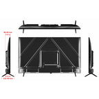 50-inch 4K UHD, HDR10, Bluetooth, Dolby Audio, Dolby Vision, with DVB-T2 and DVB-S2 support